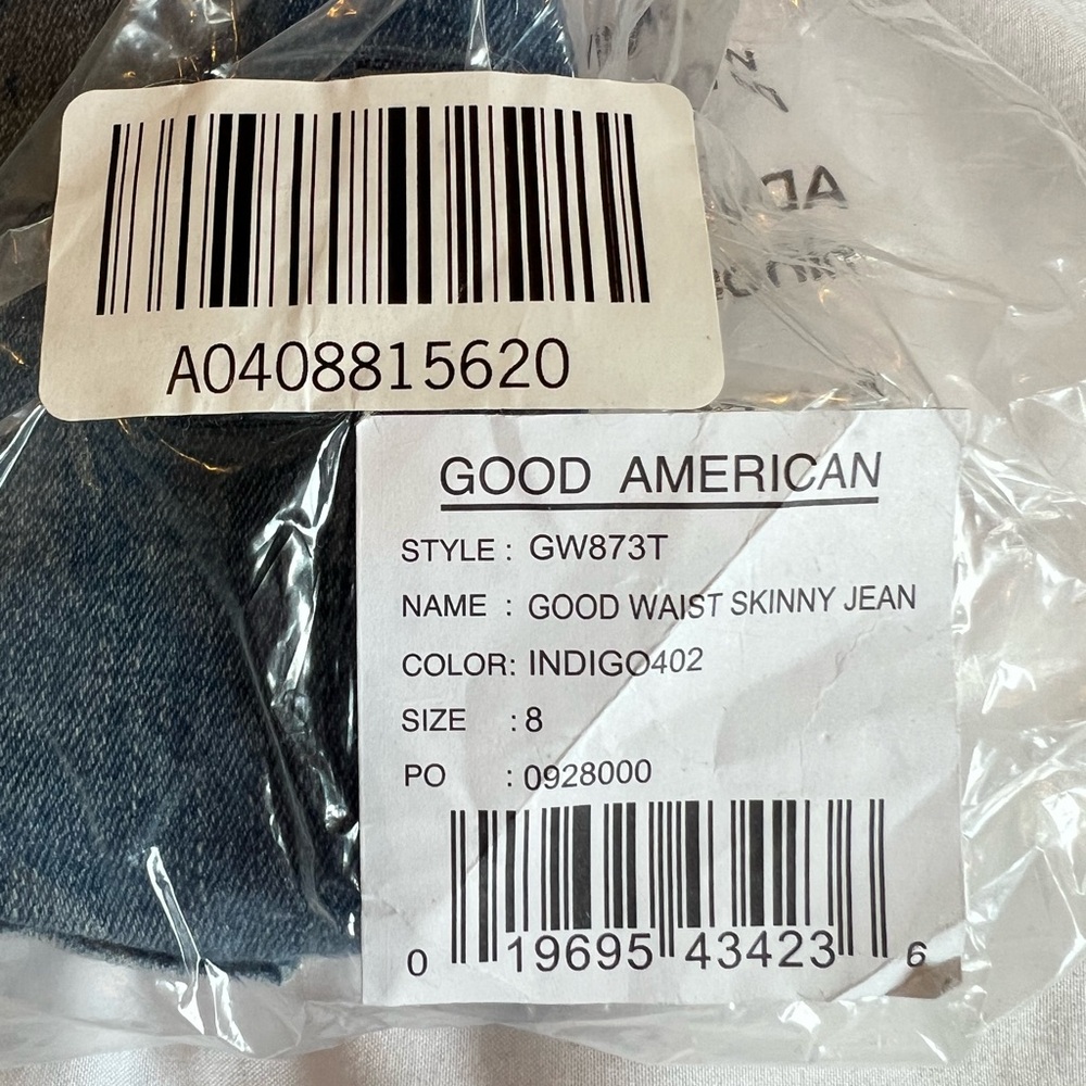 NWT Good American - Good Waist Skinny Jeans - Picture 9 of 12